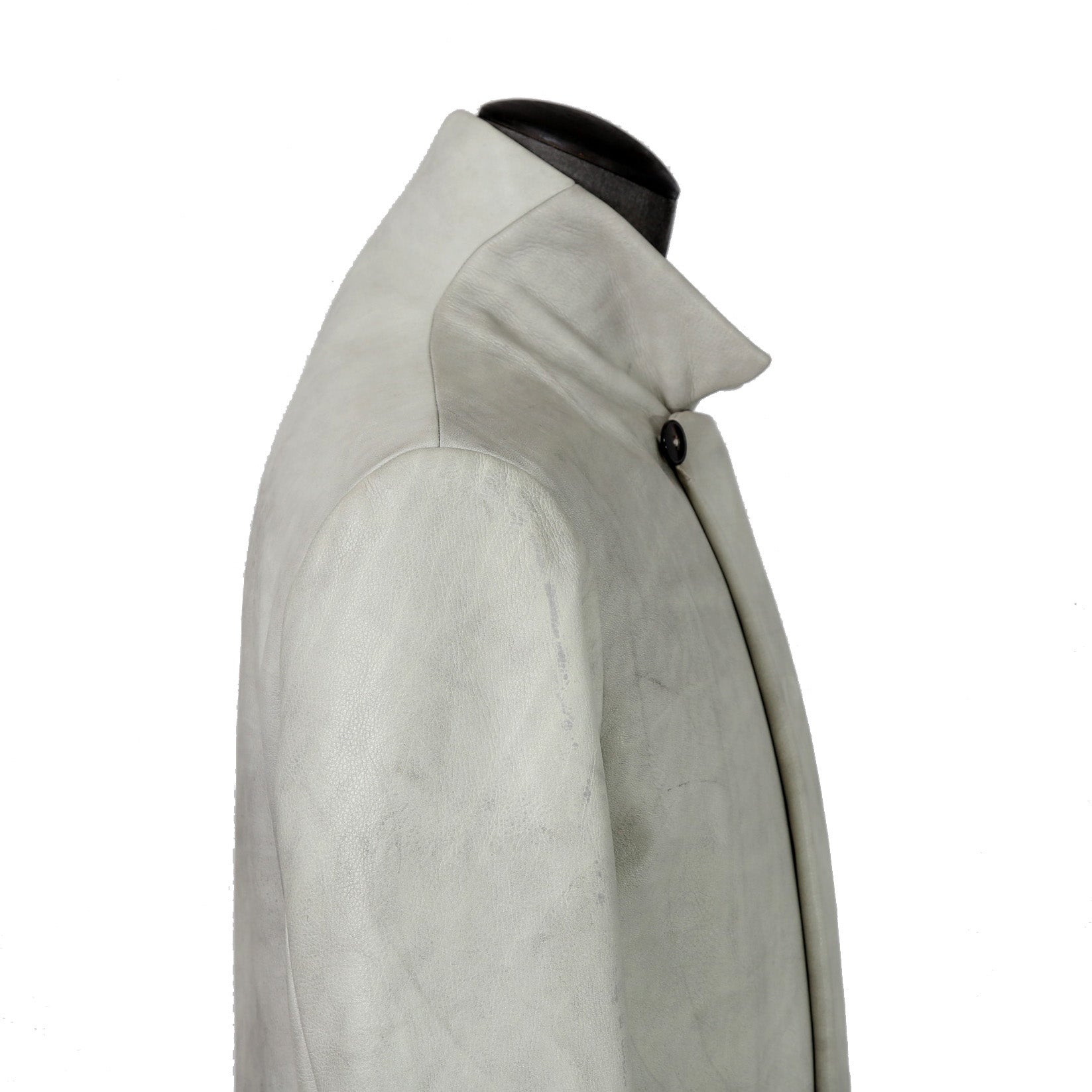 m.a+ エムエークロス / 23AW VERTICAL POCKETS FITTED COAT / GUIDI CALF LEATHER / SY1.0 / SIZE 48 (CARBON)