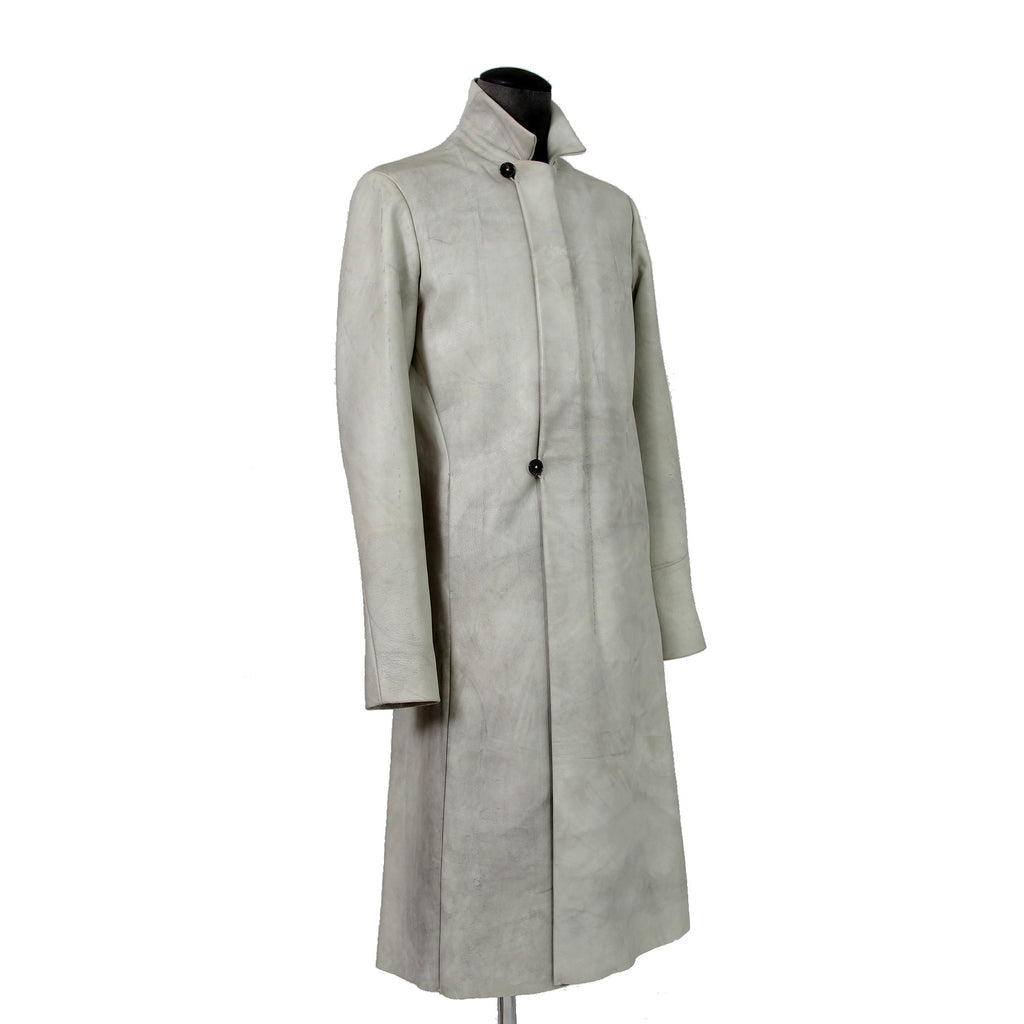 m.a+ エムエークロス / 23AW VERTICAL POCKETS FITTED COAT / GUIDI CALF LEATHER / SY1.0 / SIZE 48 (CARBON)