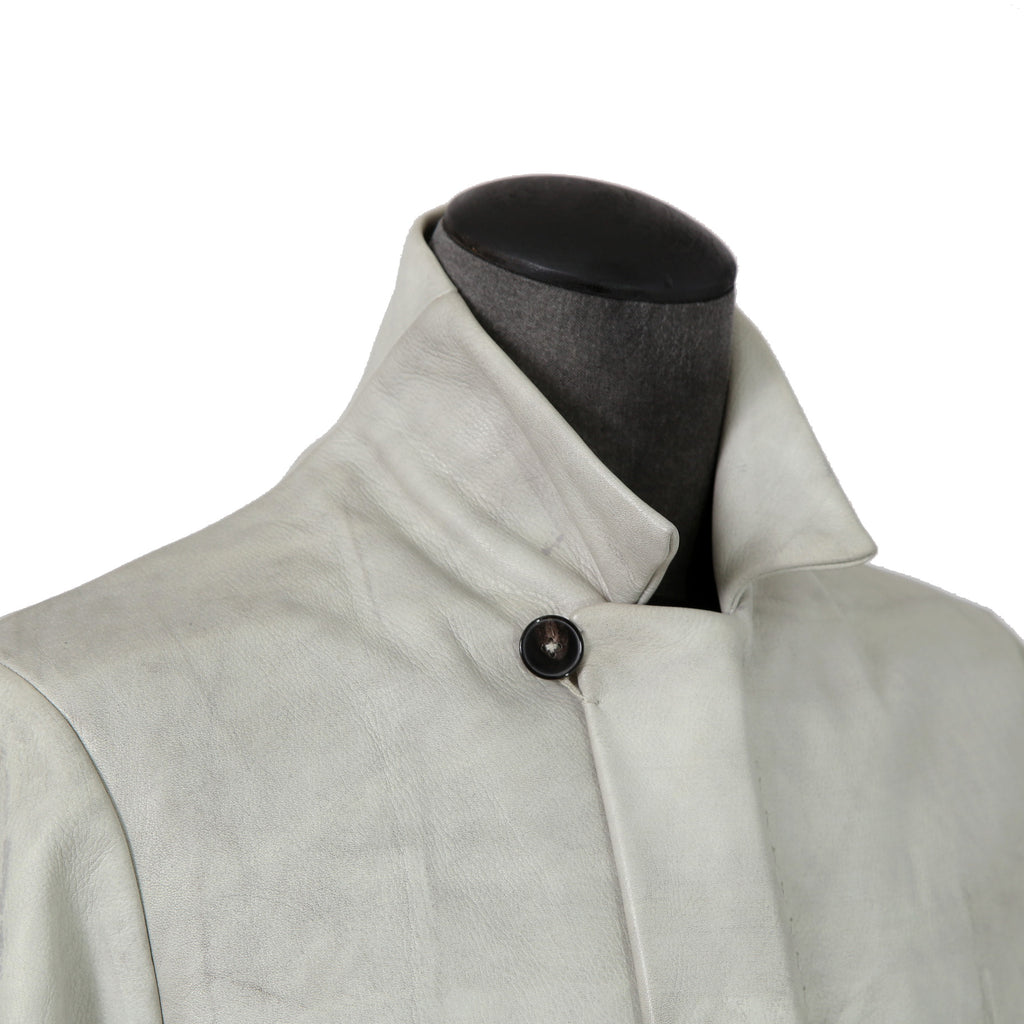 m.a+ エムエークロス / 23AW VERTICAL POCKETS FITTED COAT / GUIDI CALF LEATHER / SY1.0 / SIZE 48 (CARBON)