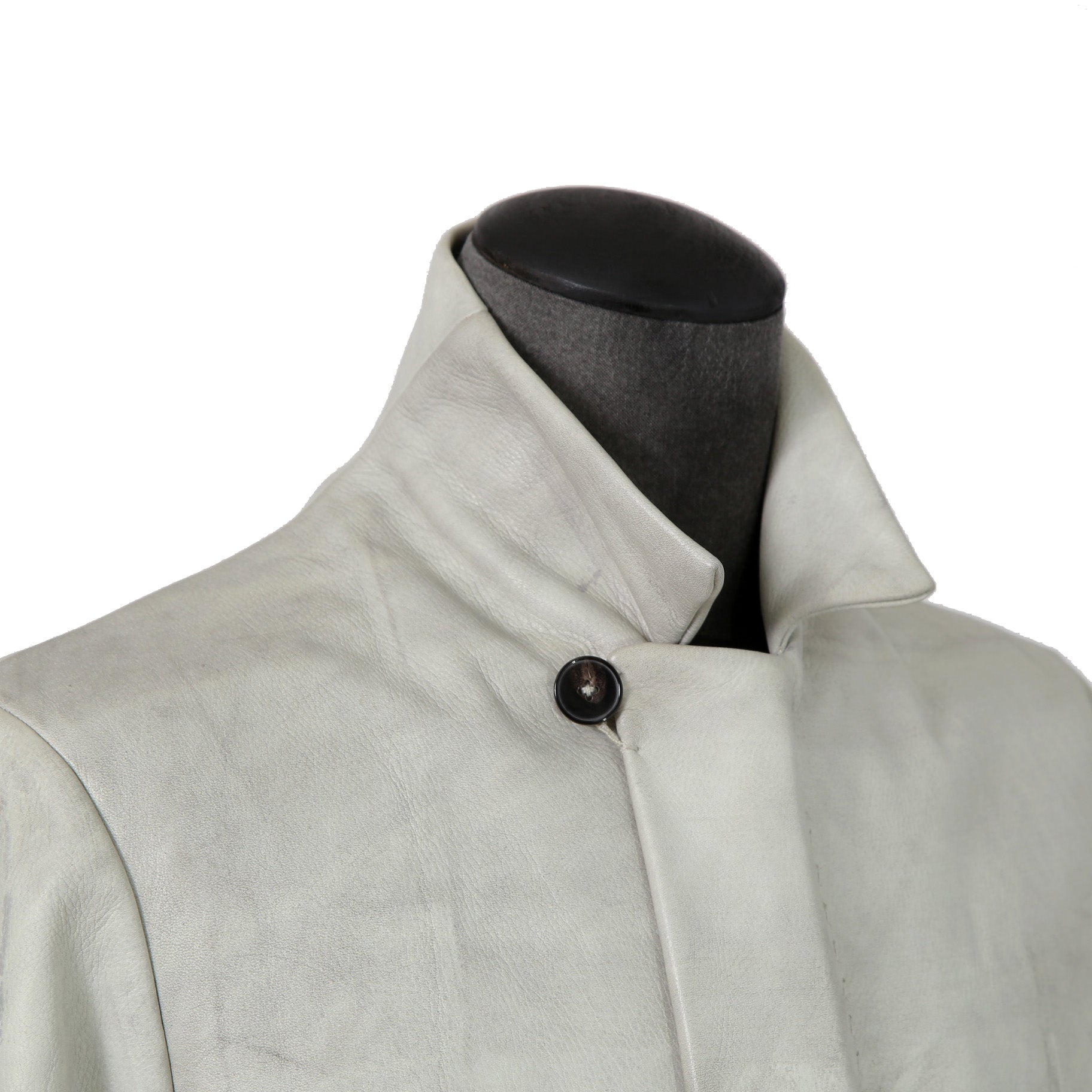 m.a+ エムエークロス / 23AW VERTICAL POCKETS FITTED COAT / GUIDI CALF LEATHER / SY1.0 / SIZE 48 (CARBON)