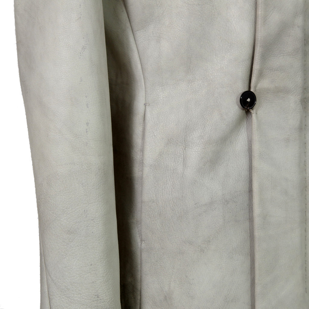 m.a+ エムエークロス / 23AW VERTICAL POCKETS FITTED COAT / GUIDI CALF LEATHER / SY1.0 / SIZE 48 (CARBON)