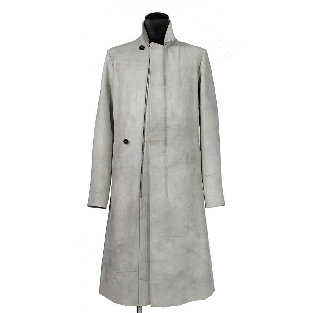 m.a+ エムエークロス / 23AW VERTICAL POCKETS FITTED COAT / GUIDI CALF LEATHER / SY1.0 / SIZE 48 (CARBON)