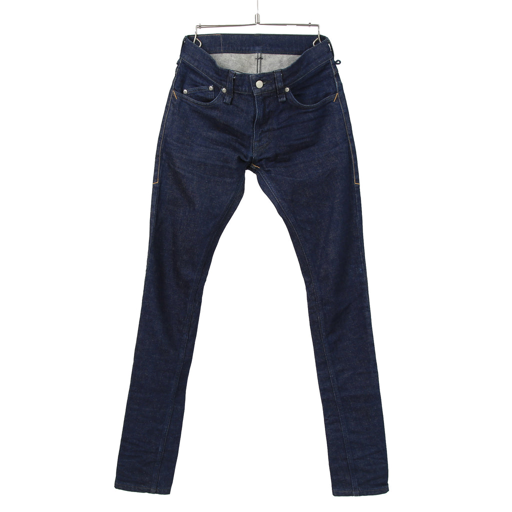 STRUM ストラム / 21SS 美品 12.5oz オーガニックコットン ストレッチデニム SKINNY JOHN スキニー ワンウォッシュ / size 28 (INDIGO)