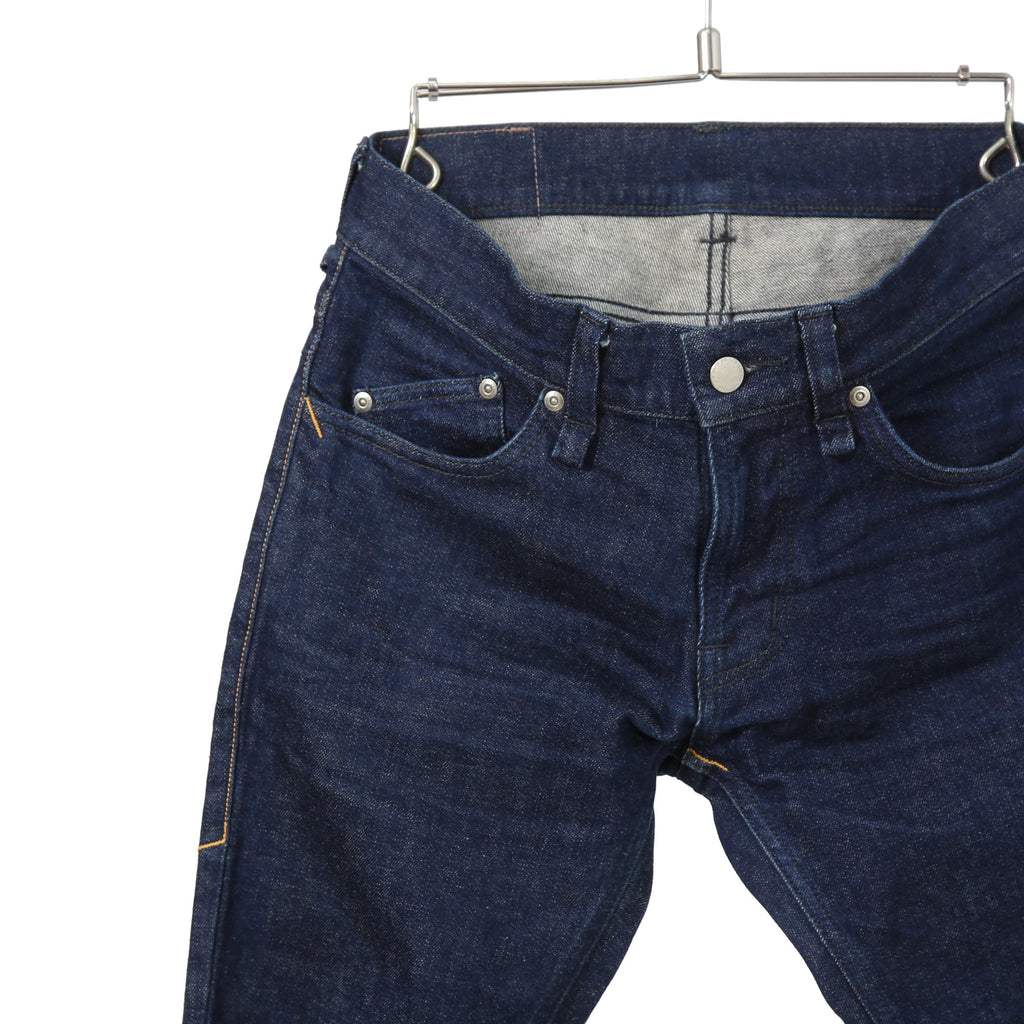 STRUM ストラム / 21SS 美品 12.5oz オーガニックコットン ストレッチデニム SKINNY JOHN スキニー ワンウォッシュ / size 28 (INDIGO)