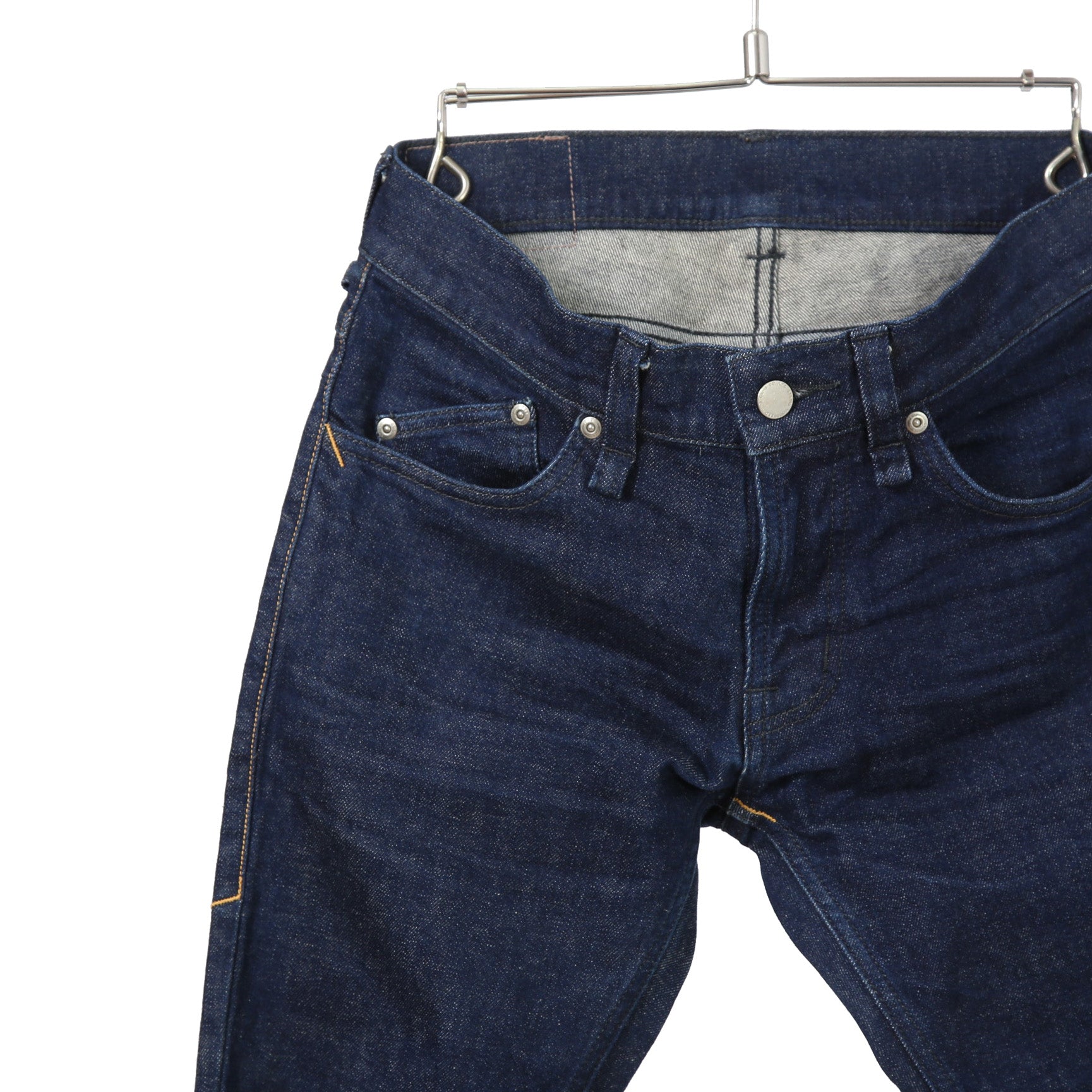 STRUM ストラム / 21SS 美品 12.5oz オーガニックコットン ストレッチデニム SKINNY JOHN スキニー ワンウォッシュ / size 28 (INDIGO)