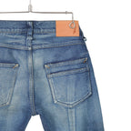 STRUM ストラム / 21SS 美品 12.5oz オーガニックコットン ストレッチデニム SKINNY JOHN スキニー ユーズド加工 / size 30 (INDIGO)