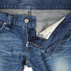 STRUM ストラム / 21SS 美品 12.5oz オーガニックコットン ストレッチデニム SKINNY JOHN スキニー ユーズド加工 / size 30 (INDIGO)