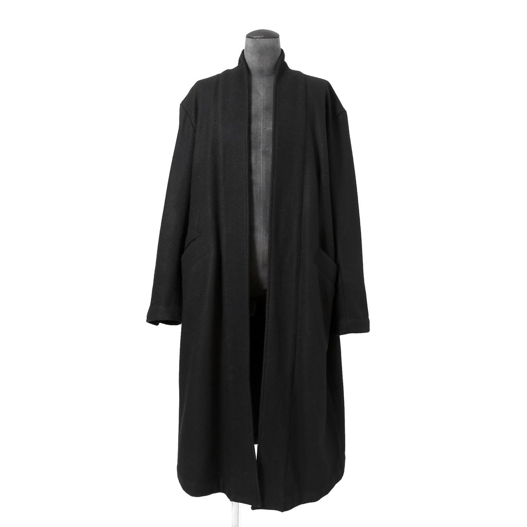 Greg Lauren グレッグ ローレン / 美品 BLACK WOOL GL1 BUTTON SPINE COAT / size 2 (BLACK)