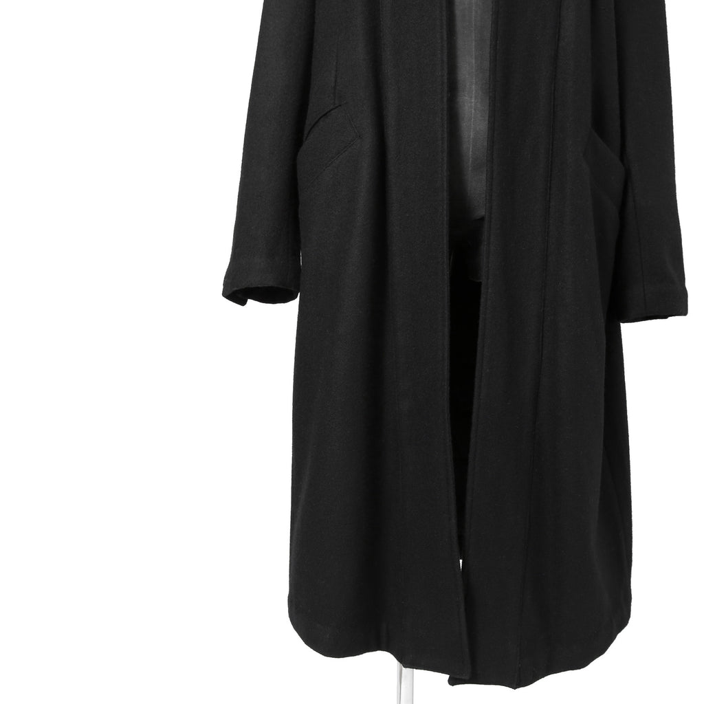 Greg Lauren グレッグ ローレン / 美品 BLACK WOOL GL1 BUTTON SPINE COAT / size 2 (BLACK)