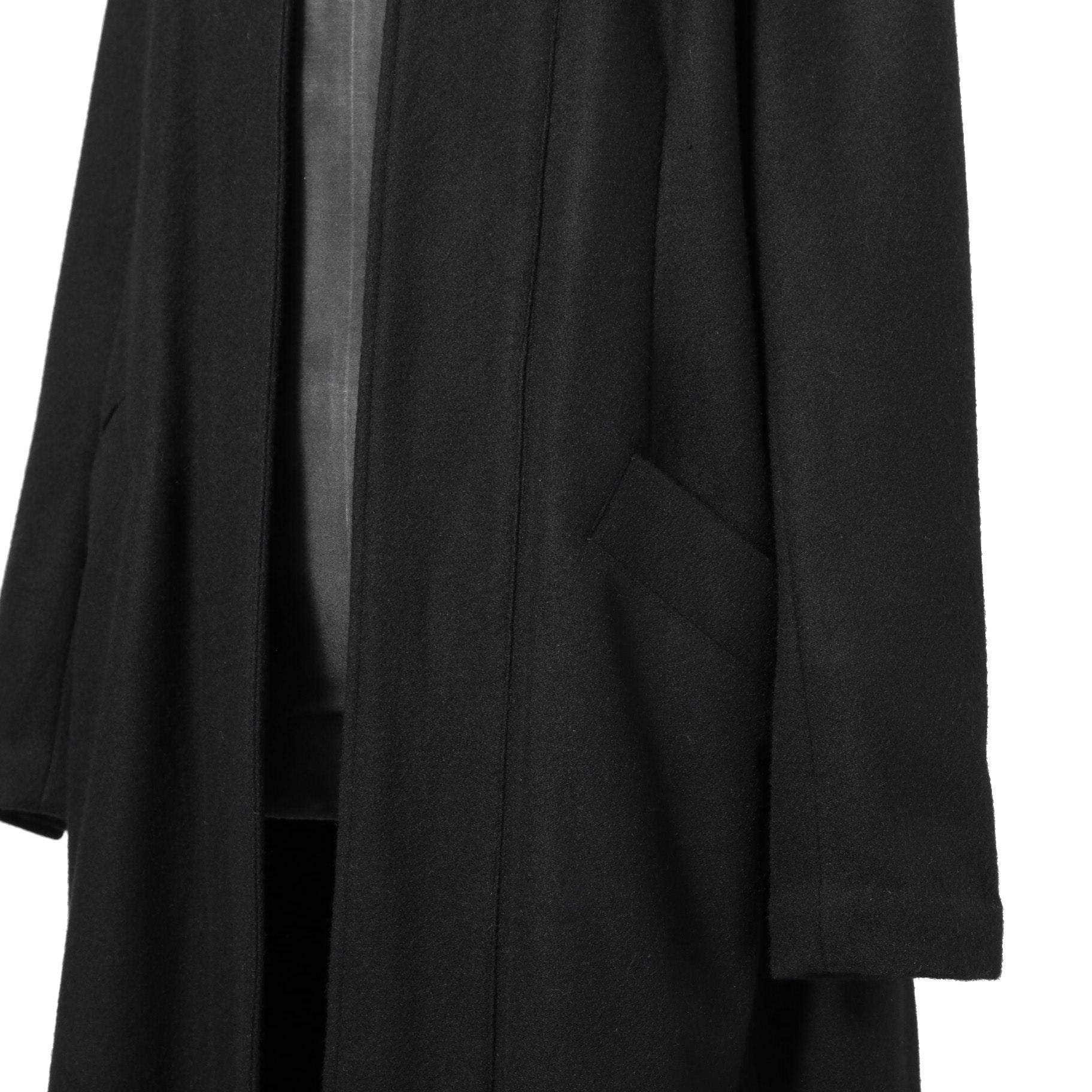 Greg Lauren グレッグ ローレン / 美品 BLACK WOOL GL1 BUTTON SPINE COAT / size 2 (BLACK)