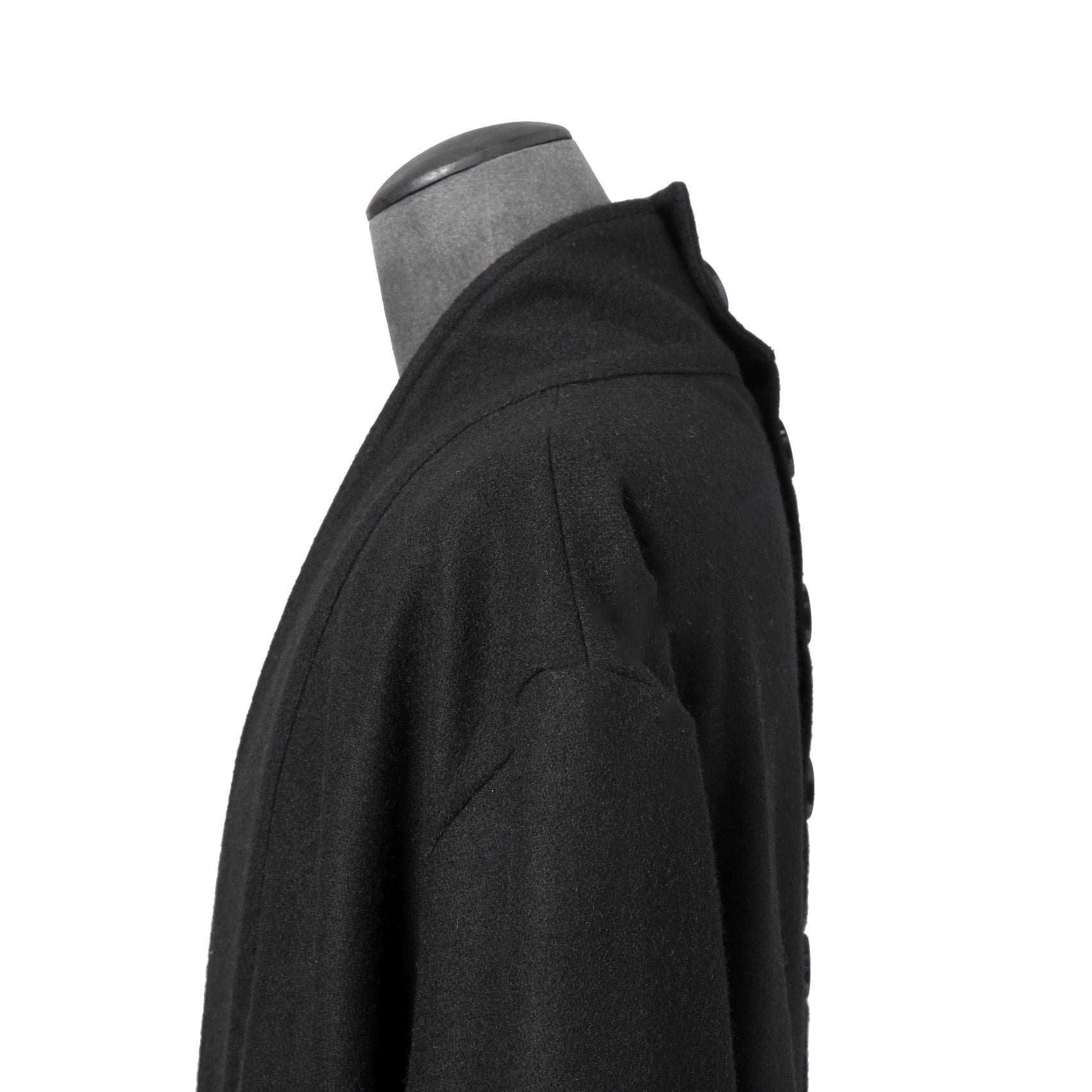 Greg Lauren グレッグ ローレン / 美品 BLACK WOOL GL1 BUTTON SPINE COAT / size 2 (BLACK)