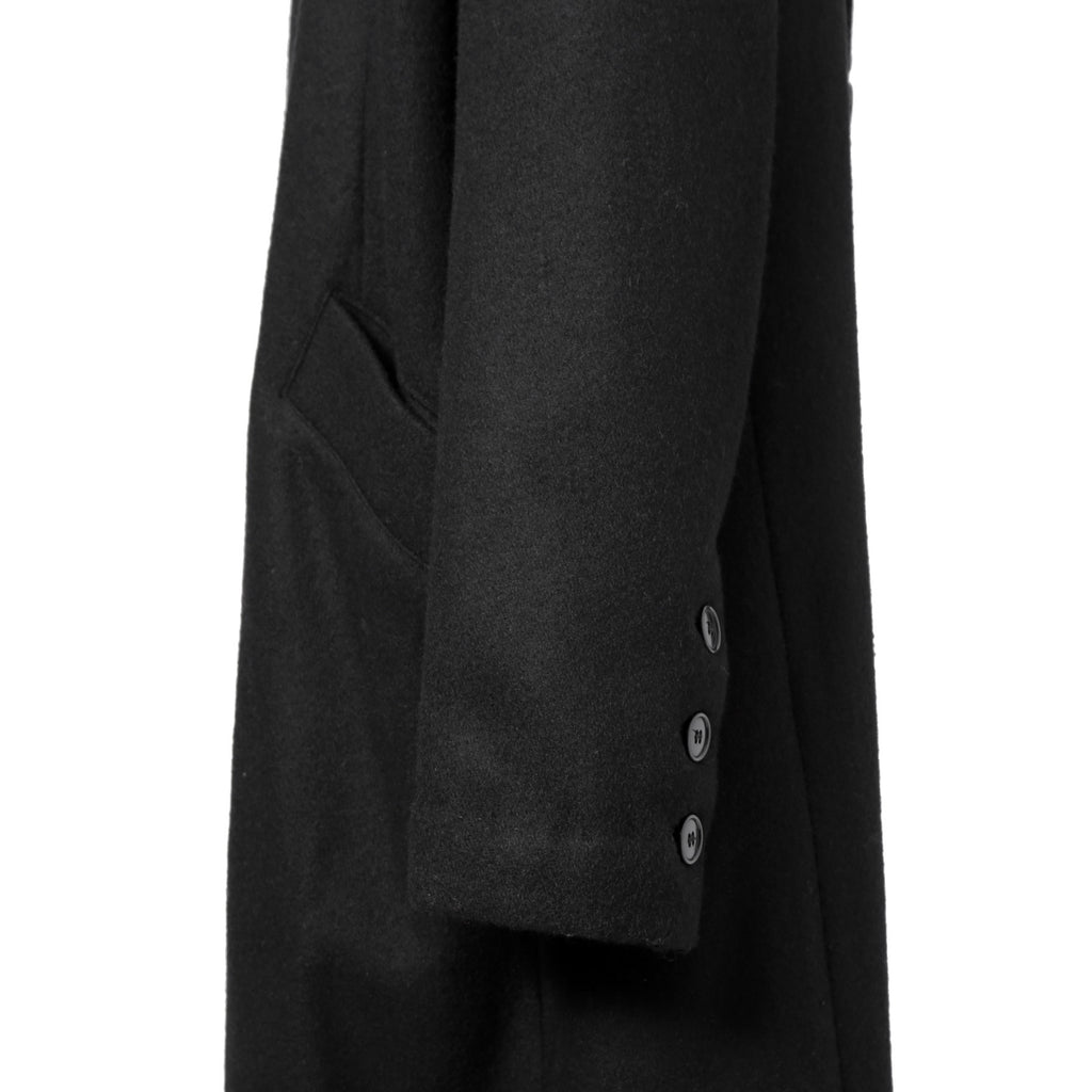 Greg Lauren グレッグ ローレン / 美品 BLACK WOOL GL1 BUTTON SPINE COAT / size 2 (BLACK)