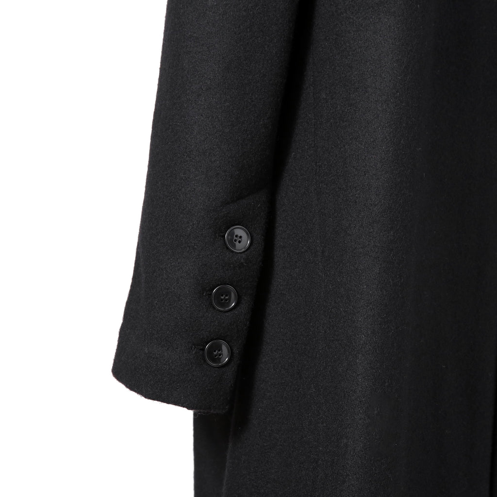 Greg Lauren グレッグ ローレン / 美品 BLACK WOOL GL1 BUTTON SPINE COAT / size 2 (BLACK)