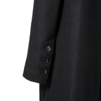 Greg Lauren グレッグ ローレン / 美品 BLACK WOOL GL1 BUTTON SPINE COAT / size 2 (BLACK)