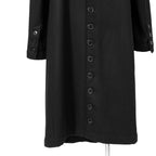 Greg Lauren グレッグ ローレン / 美品 BLACK WOOL GL1 BUTTON SPINE COAT / size 2 (BLACK)