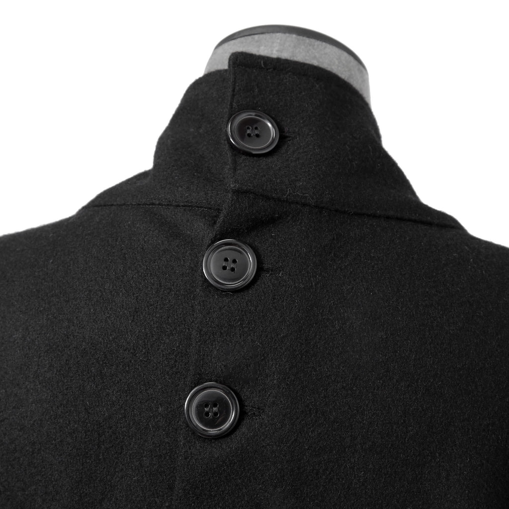 Greg Lauren グレッグ ローレン / 美品 BLACK WOOL GL1 BUTTON SPINE COAT / size 2 (BLACK)