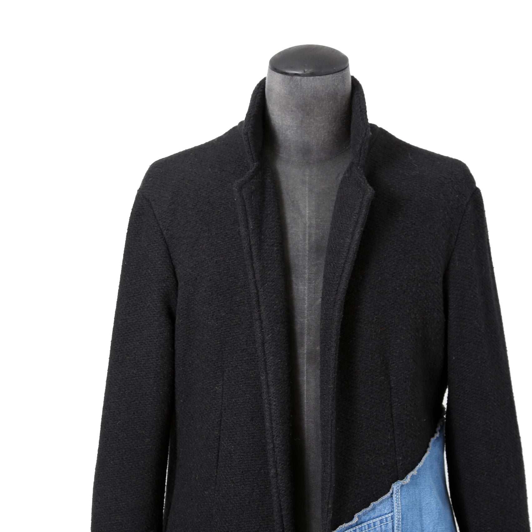 Greg Lauren グレッグ ローレン / 美品 MIXED BLANCKET TOP COAT / size 2 (BLACK)