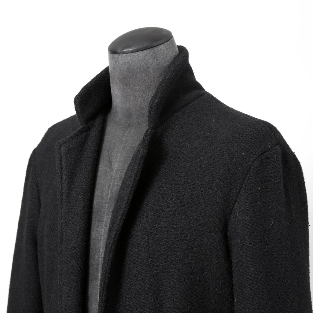 Greg Lauren グレッグ ローレン / 美品 MIXED BLANCKET TOP COAT / size 2 (BLACK)