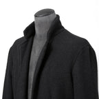 Greg Lauren グレッグ ローレン / 美品 MIXED BLANCKET TOP COAT / size 2 (BLACK)