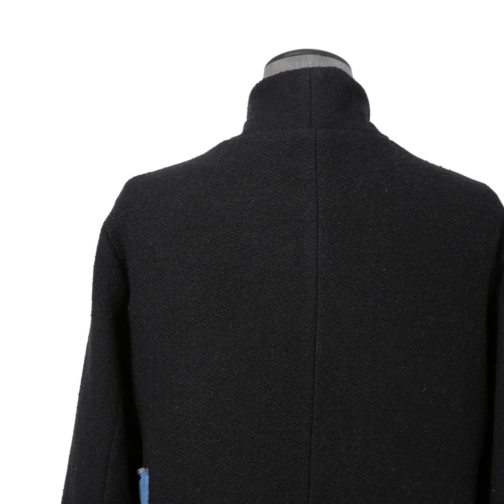 Greg Lauren グレッグ ローレン / 美品 MIXED BLANCKET TOP COAT / size 2 (BLACK)