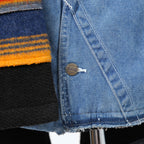 Greg Lauren グレッグ ローレン / 美品 MIXED BLANCKET TOP COAT / size 2 (BLACK)