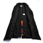 Greg Lauren グレッグ ローレン / 美品 MIXED BLANCKET TOP COAT / size 2 (BLACK)