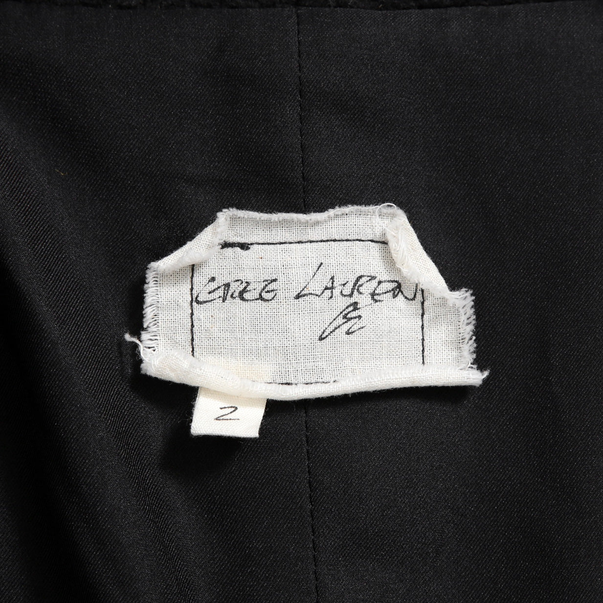 Greg Lauren グレッグ ローレン / 美品 MIXED BLANCKET TOP COAT / size 2 (BLACK)