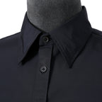 VALENTINO GARAVANI ヴァレンティノ ガラヴァーニ / ルーズフィット ポリエステル プレーンシャツ / TVSABA95CKV / size 38 (NAVY)