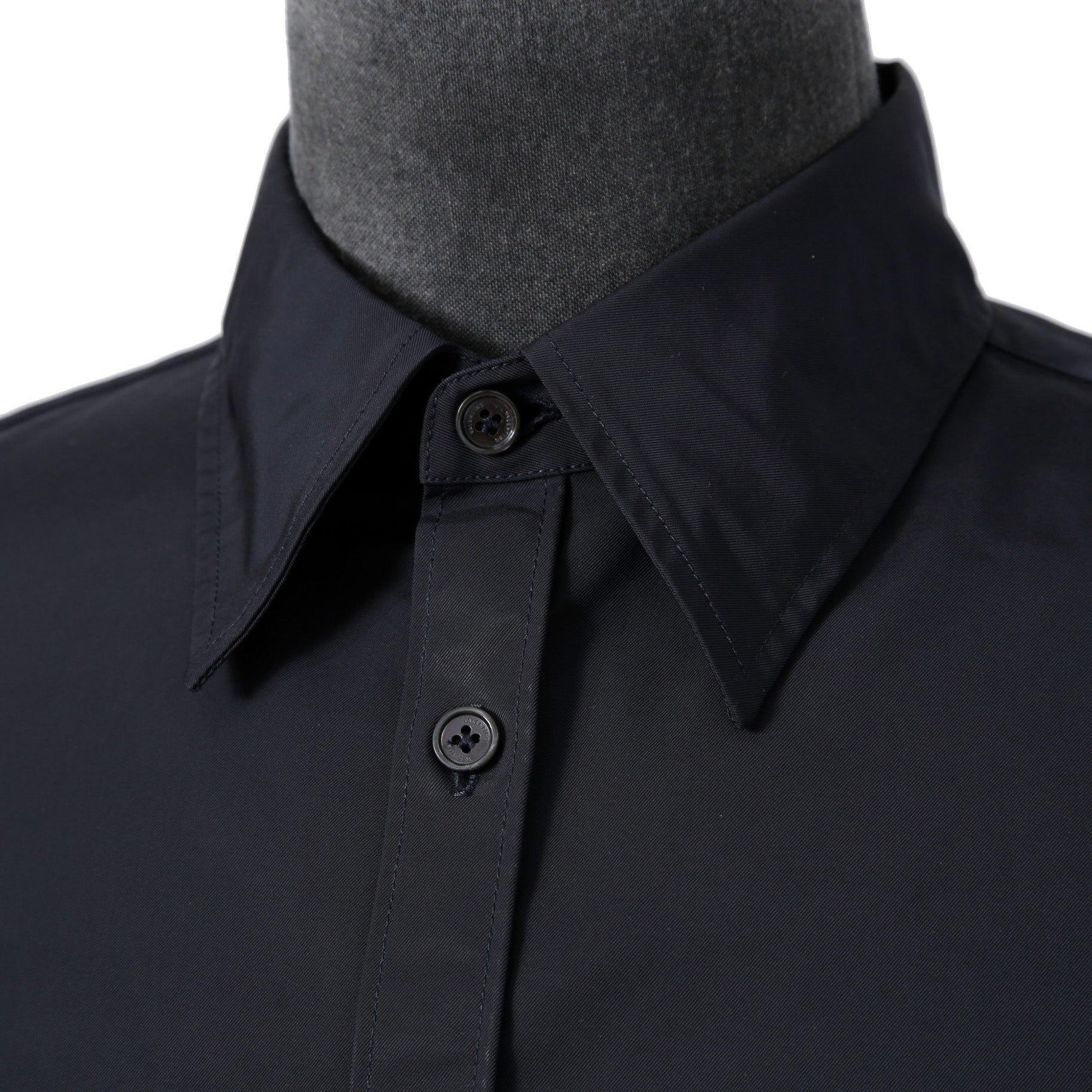 VALENTINO GARAVANI ヴァレンティノ ガラヴァーニ / ルーズフィット ポリエステル プレーンシャツ / TVSABA95CKV / size 38 (NAVY)
