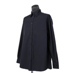 VALENTINO GARAVANI ヴァレンティノ ガラヴァーニ / ルーズフィット ポリエステル プレーンシャツ / TVSABA95CKV / size 38 (NAVY)