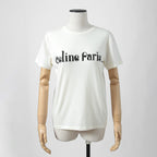 美品 CELINE セリーヌ / celine paris Tシャツ 2X406090K / size S (WHITE)