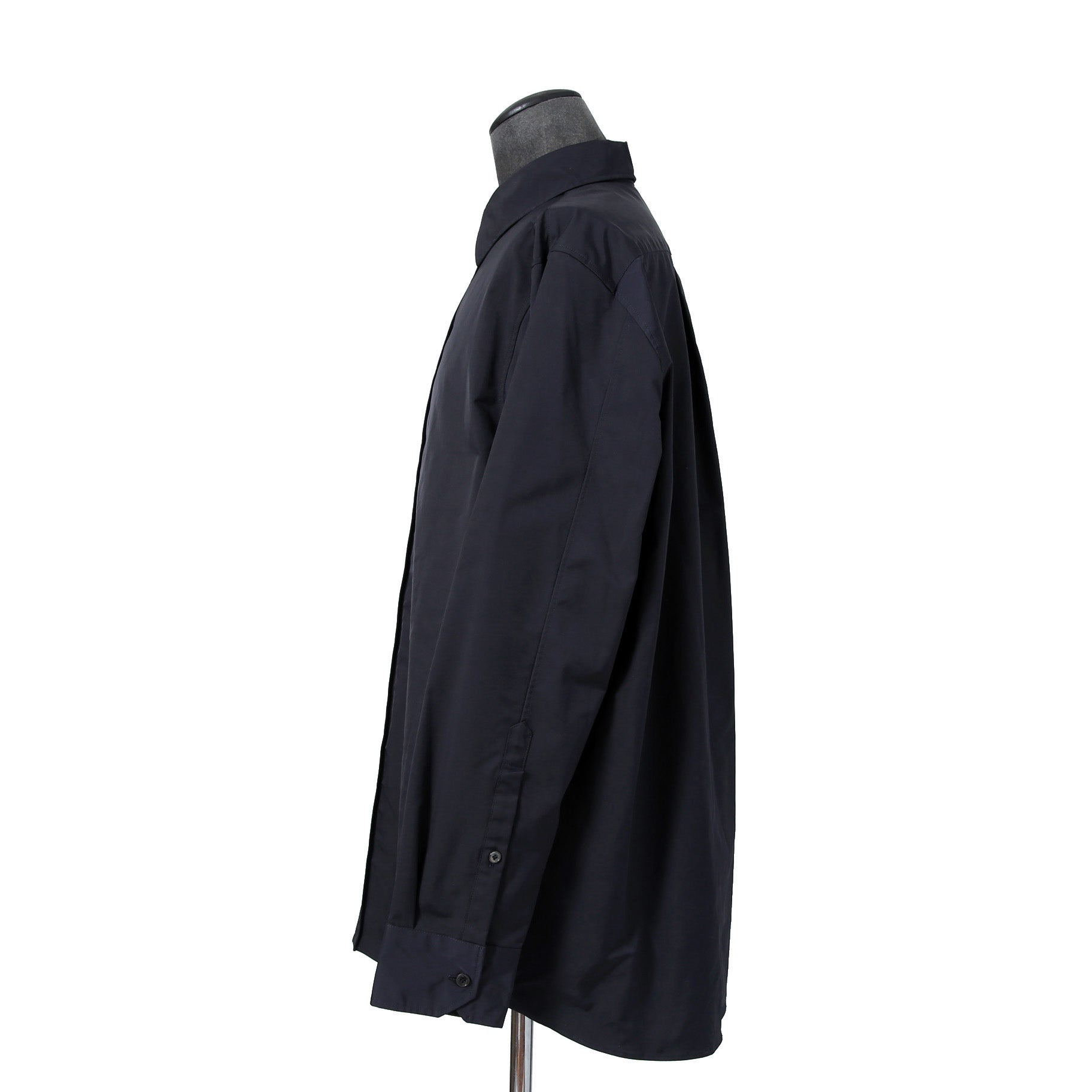 VALENTINO GARAVANI ヴァレンティノ ガラヴァーニ / ルーズフィット ポリエステル プレーンシャツ / TVSABA95CKV / size 38 (NAVY)