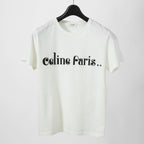 美品 CELINE セリーヌ / celine paris Tシャツ 2X406090K / size S (WHITE)