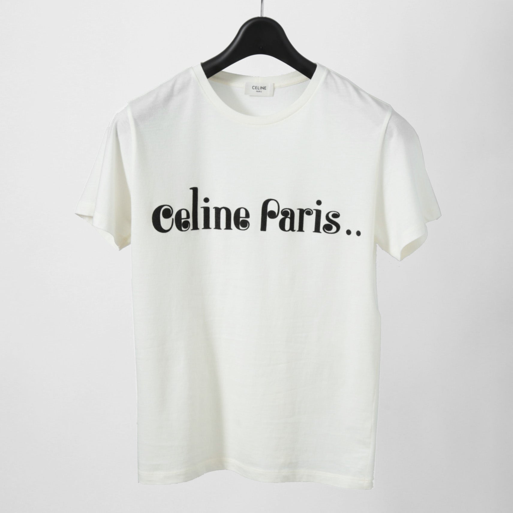 美品 CELINE セリーヌ / celine paris Tシャツ 2X406090K / size S (WHITE)
