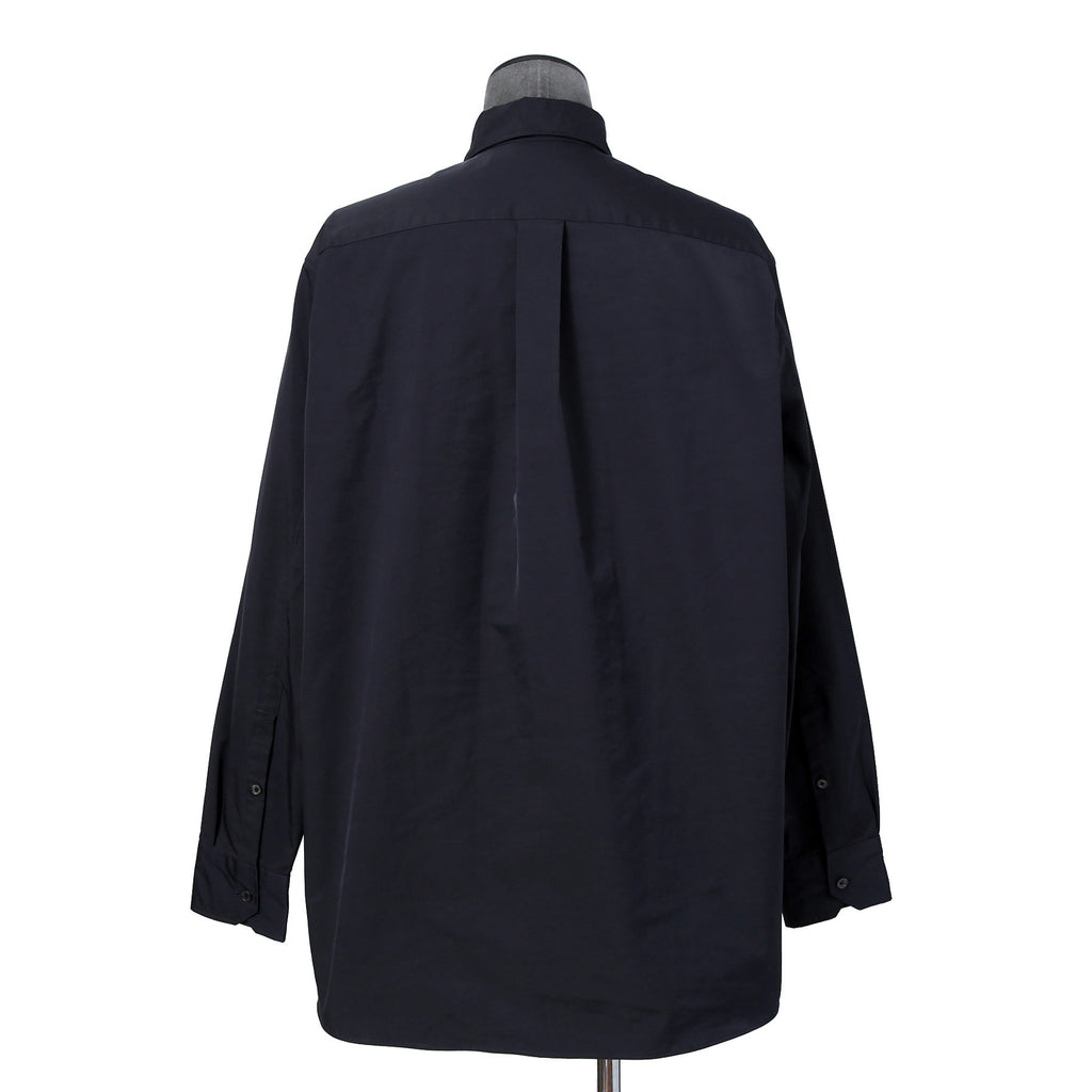 VALENTINO GARAVANI ヴァレンティノ ガラヴァーニ / ルーズフィット ポリエステル プレーンシャツ / TVSABA95CKV / size 38 (NAVY)