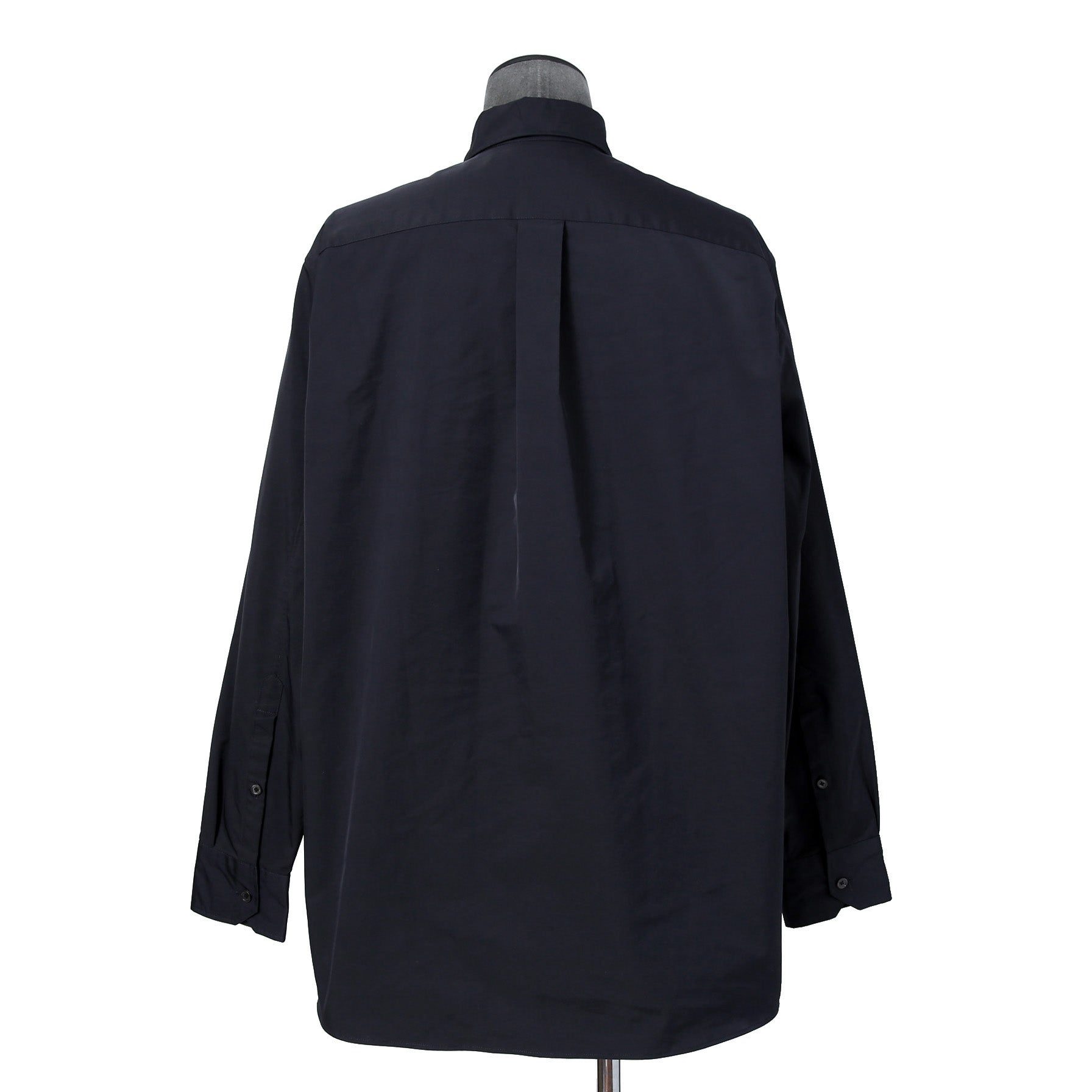 VALENTINO GARAVANI ヴァレンティノ ガラヴァーニ / ルーズフィット ポリエステル プレーンシャツ / TVSABA95CKV / size 38 (NAVY)