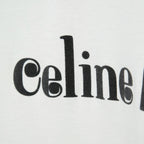 美品 CELINE セリーヌ / celine paris Tシャツ 2X406090K / size S (WHITE)