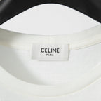 美品 CELINE セリーヌ / celine paris Tシャツ 2X406090K / size S (WHITE)