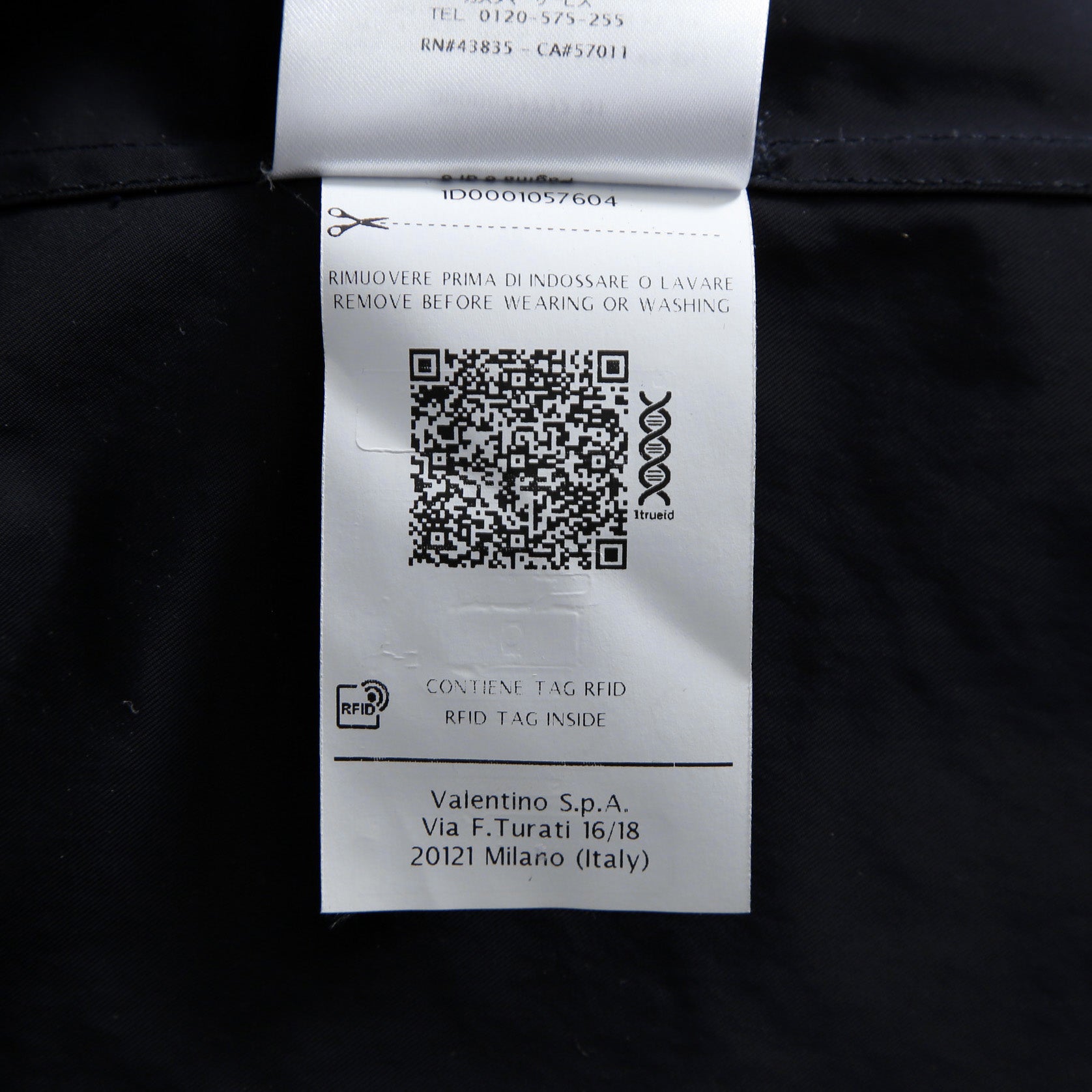 VALENTINO GARAVANI ヴァレンティノ ガラヴァーニ / ルーズフィット ポリエステル プレーンシャツ / TVSABA95CKV / size 38 (NAVY)