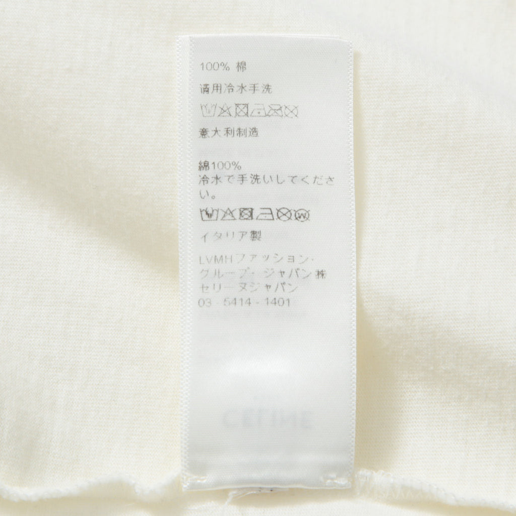 美品 CELINE セリーヌ / celine paris Tシャツ 2X406090K / size S (WHITE)
