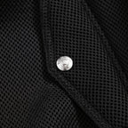 VALENTINO GARAVANI ヴァレンティノ ガラヴァーニ / 21AW 美品 ブラックメッシュ ロゴプリント ルーズフィット ボンバージャケット/ WV0CIK407VH / size 44 (BLACK)