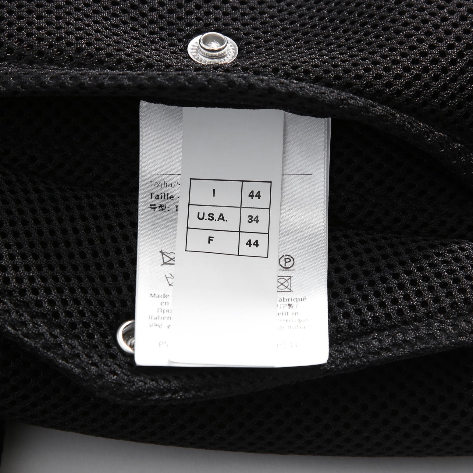 VALENTINO GARAVANI ヴァレンティノ ガラヴァーニ / 21AW 美品 ブラックメッシュ ロゴプリント ルーズフィット ボンバージャケット/ WV0CIK407VH / size 44 (BLACK)