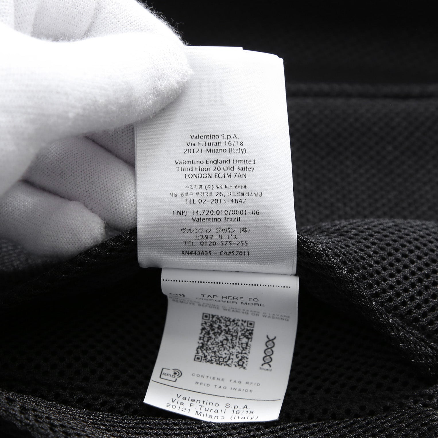 VALENTINO GARAVANI ヴァレンティノ ガラヴァーニ / 21AW 美品 ブラックメッシュ ロゴプリント ルーズフィット ボンバージャケット/ WV0CIK407VH / size 44 (BLACK)