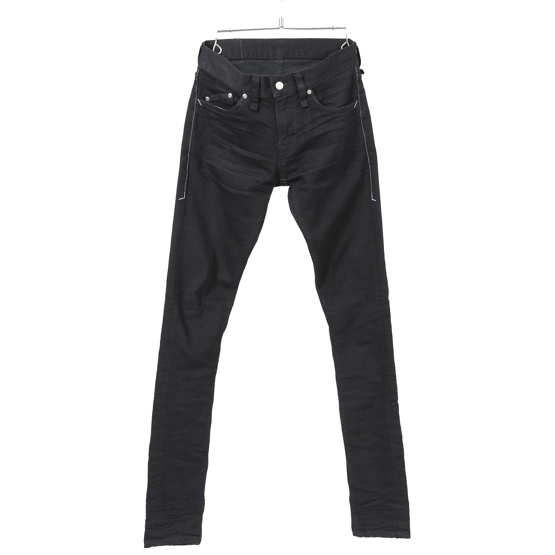 STRUM ストラム / 21SS 美品 11oz オーガニックコットン ストレッチデニム SKINNY JOHN スキニー ワンウォッシュ / size 28 (BLACK )