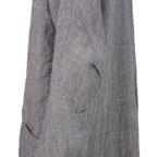DEVOA デヴォア / 23SS ラミー アナトミカル ロング シャツ コート / size 2 (Vintage Blue)