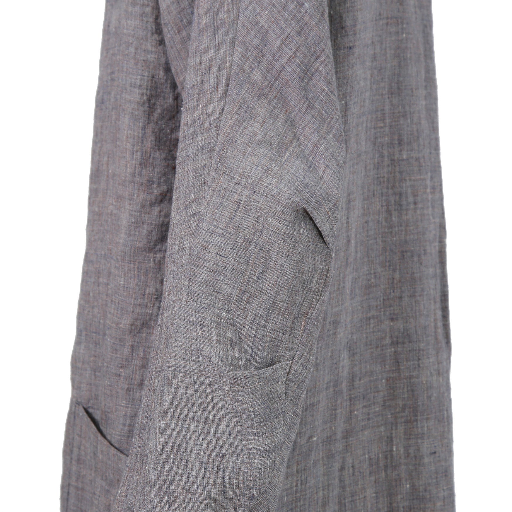 DEVOA デヴォア / 23SS ラミー アナトミカル ロング シャツ コート / size 2 (Vintage Blue)