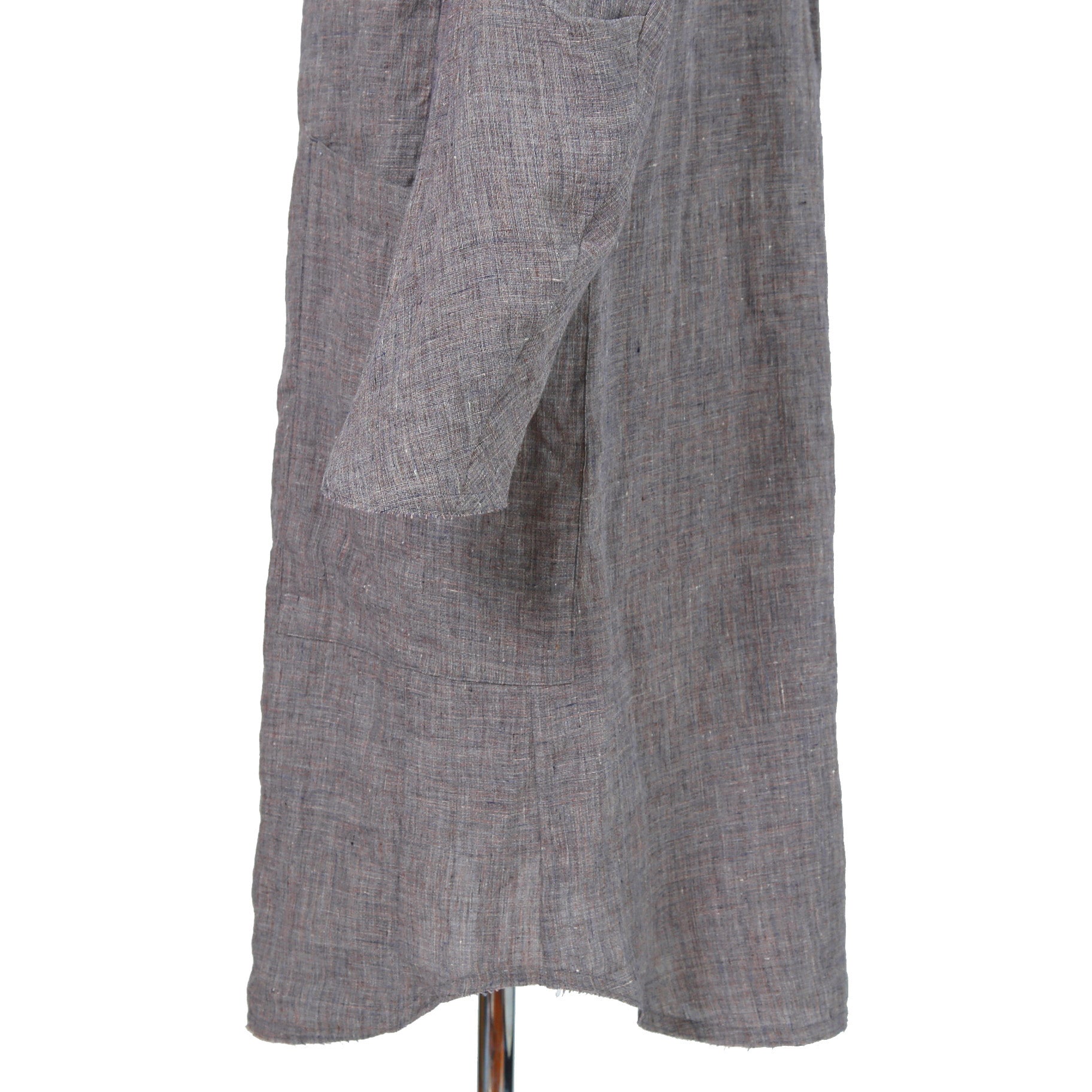 DEVOA デヴォア / 23SS ラミー アナトミカル ロング シャツ コート / size 2 (Vintage Blue)