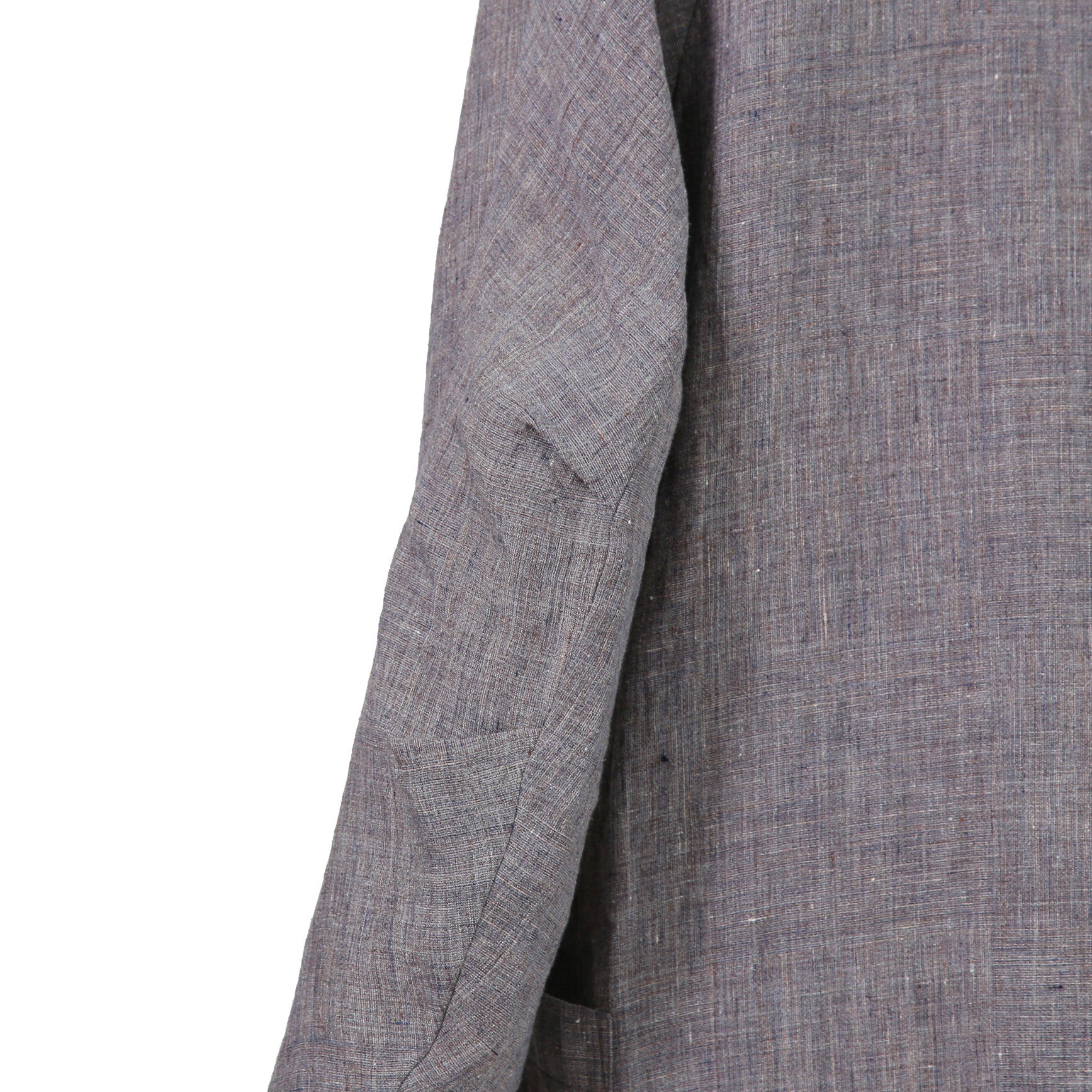 DEVOA デヴォア / 23SS ラミー アナトミカル ロング シャツ コート / size 2 (Vintage Blue)