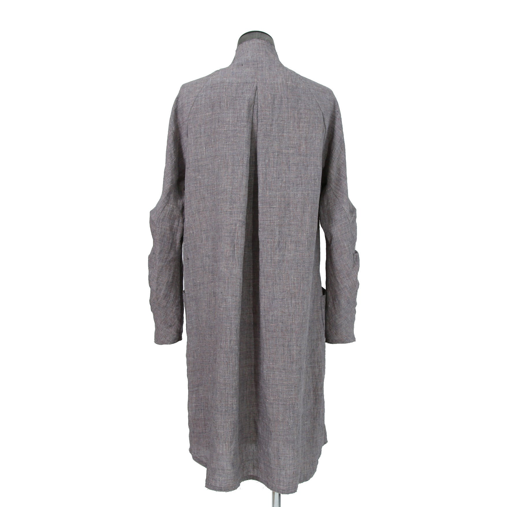 DEVOA デヴォア / 23SS ラミー アナトミカル ロング シャツ コート / size 2 (Vintage Blue)