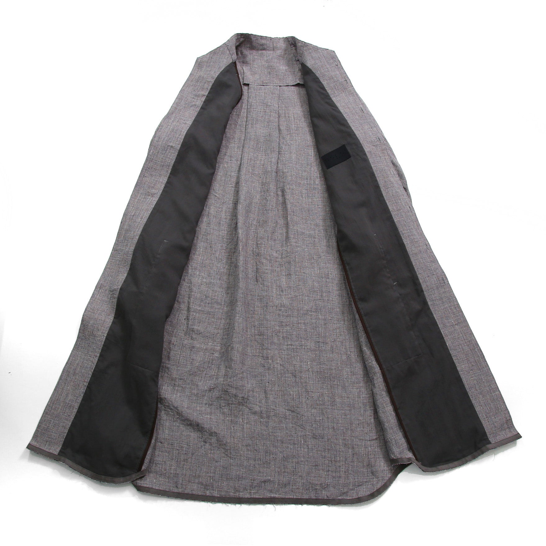 DEVOA デヴォア / 23SS ラミー アナトミカル ロング シャツ コート / size 2 (Vintage Blue)